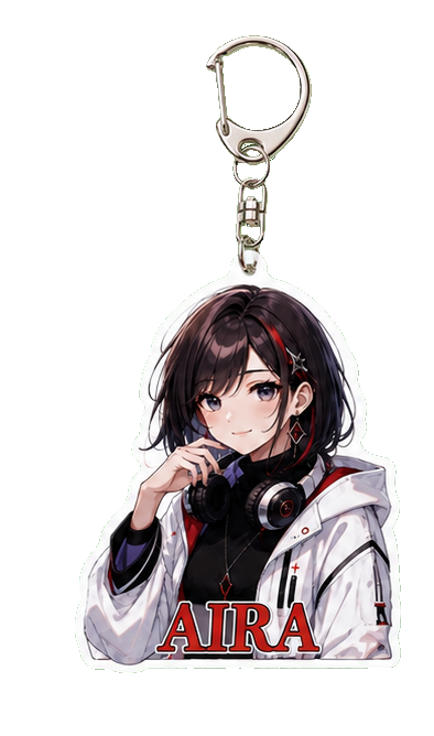 Aira acrylic keychain studio version
