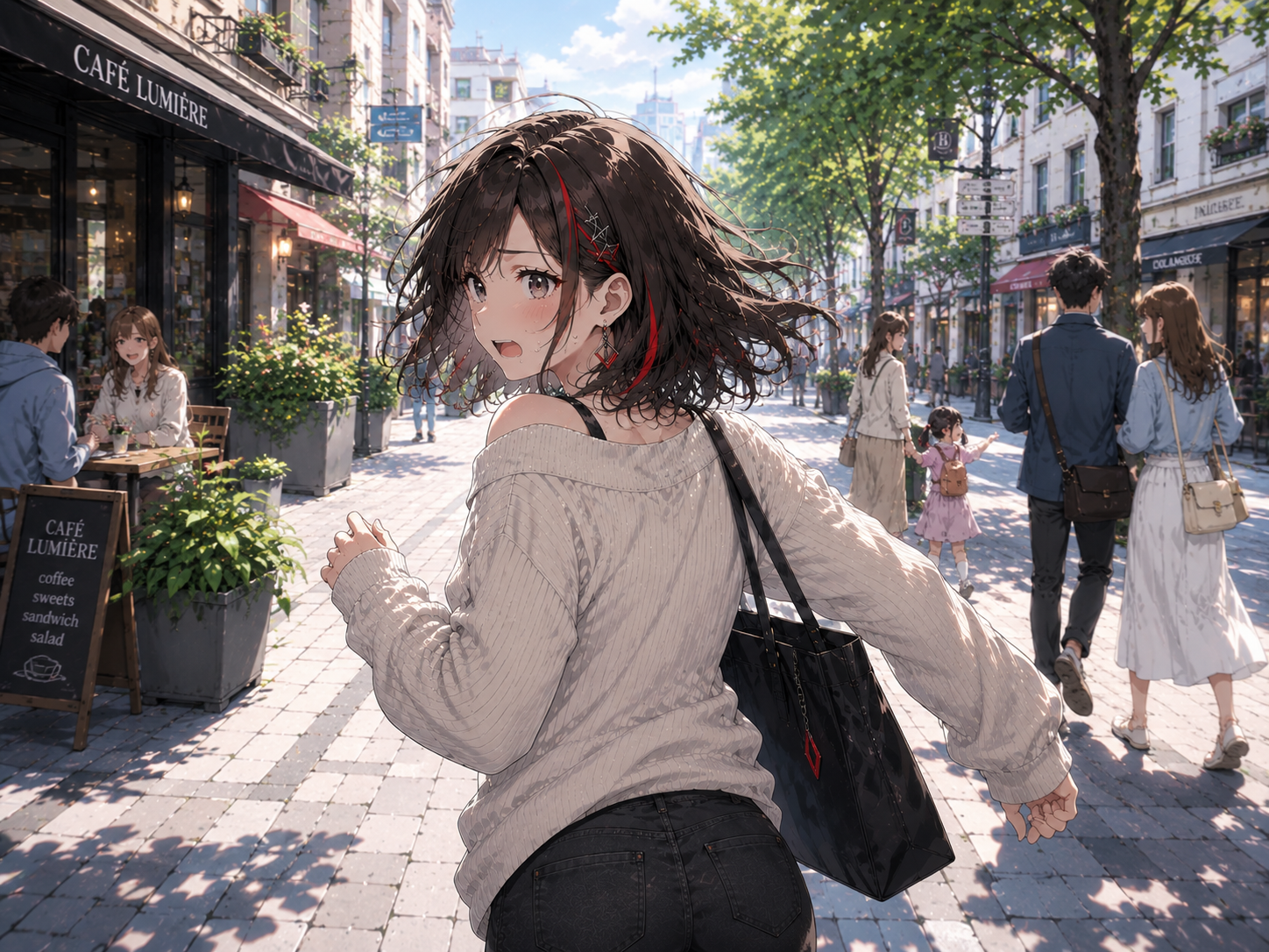 お土産屋さん通りのアイラ